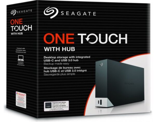 SEAGATE DESKTOP EXTERNAL HARD DISK 4TB ONE TOUCH HUB 3.5”